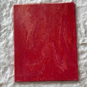 Abstract Red Canvas Art